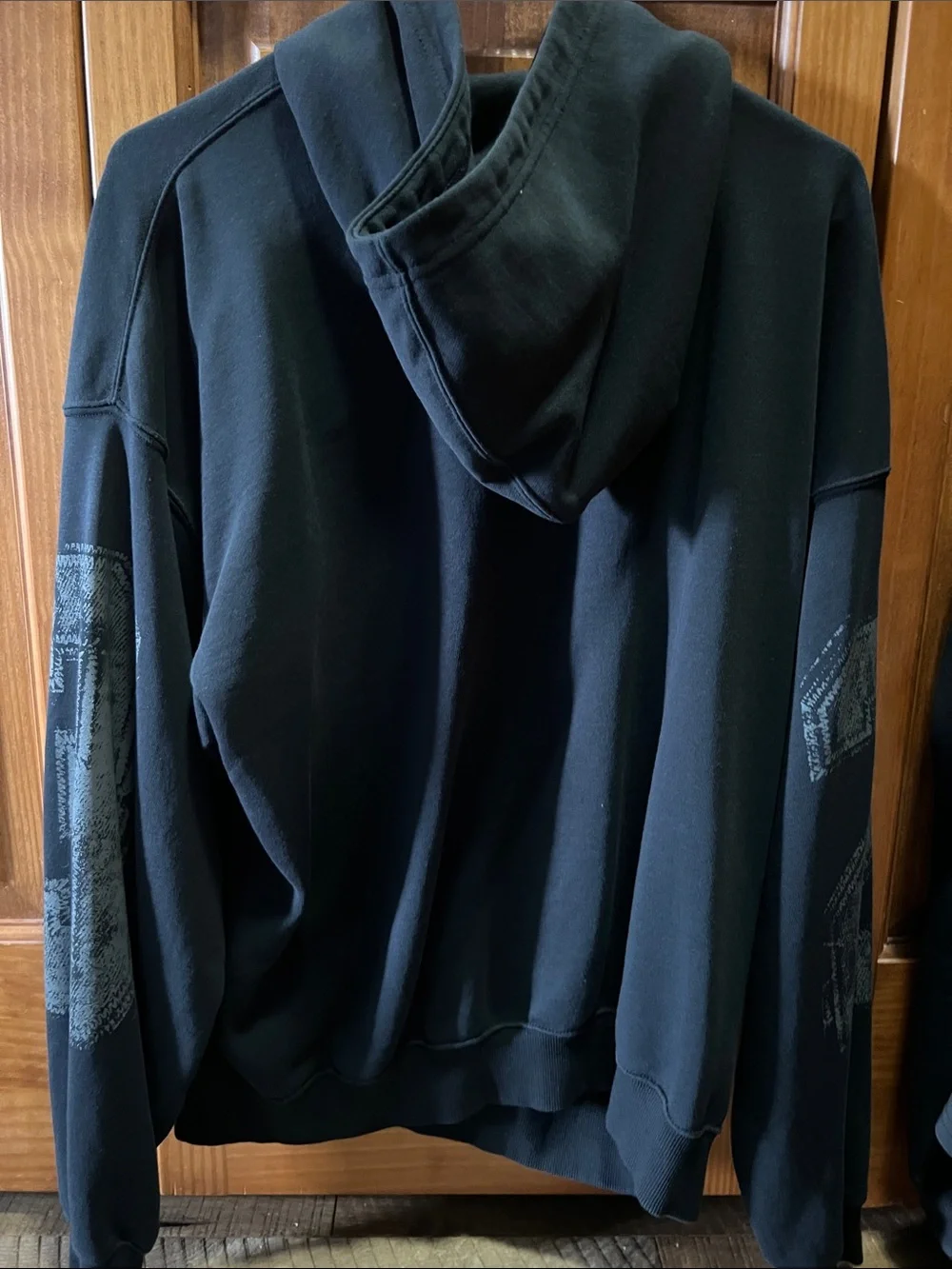 Jordan Black Graphic Hoodie with Jumpman Logo
